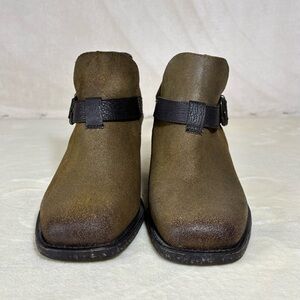 OTBT Women’s "Des Peres" Suede Leather Bootie Ankle Boots Size 9